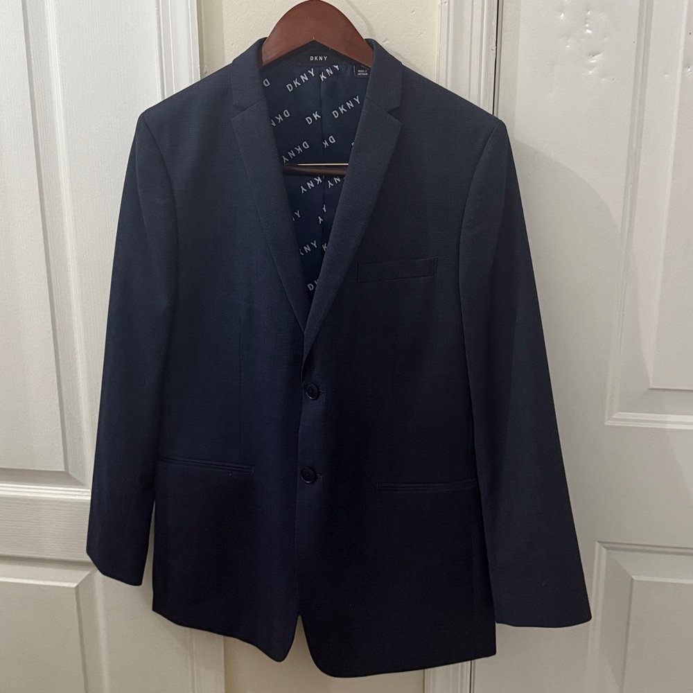 Boys DKNY Midnight Blue Suit Jacket
